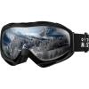 imageOutdoorMaster OTG Ski Goggles  Over Glasses SkiSnowboard Goggles for Men Women ampamp Youth  100 UV ProtectionA1vlt 10 Matteblackframe