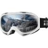imageOutdoorMaster OTG Ski Goggles  Over Glasses SkiSnowboard Goggles for Men Women ampamp Youth  100 UV ProtectionA1vlt 10 Mattewhiteframe