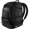 imageOutdoorMaster Ski Boot Bag 65L Waterproof Ski Snowboard Boots Shoulder Pad Skiing Backpack for Helmets Goggles Men ampamp WomenDark Black