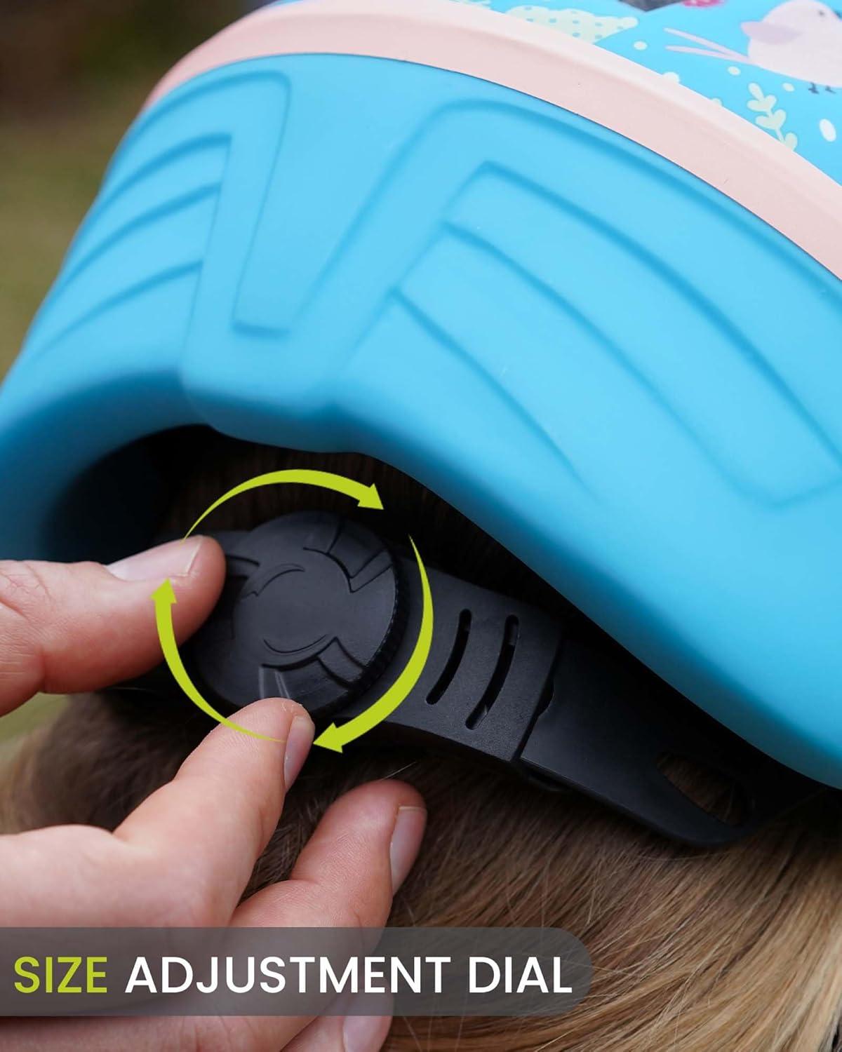 imageOutdoorMaster Kids Bike Helmet  from Toddler to Youth Sizes  Adjustable Safety Unicorn Helmet for Children Age 315 14 Vents for MultiSportADESUnicorn Fairyland