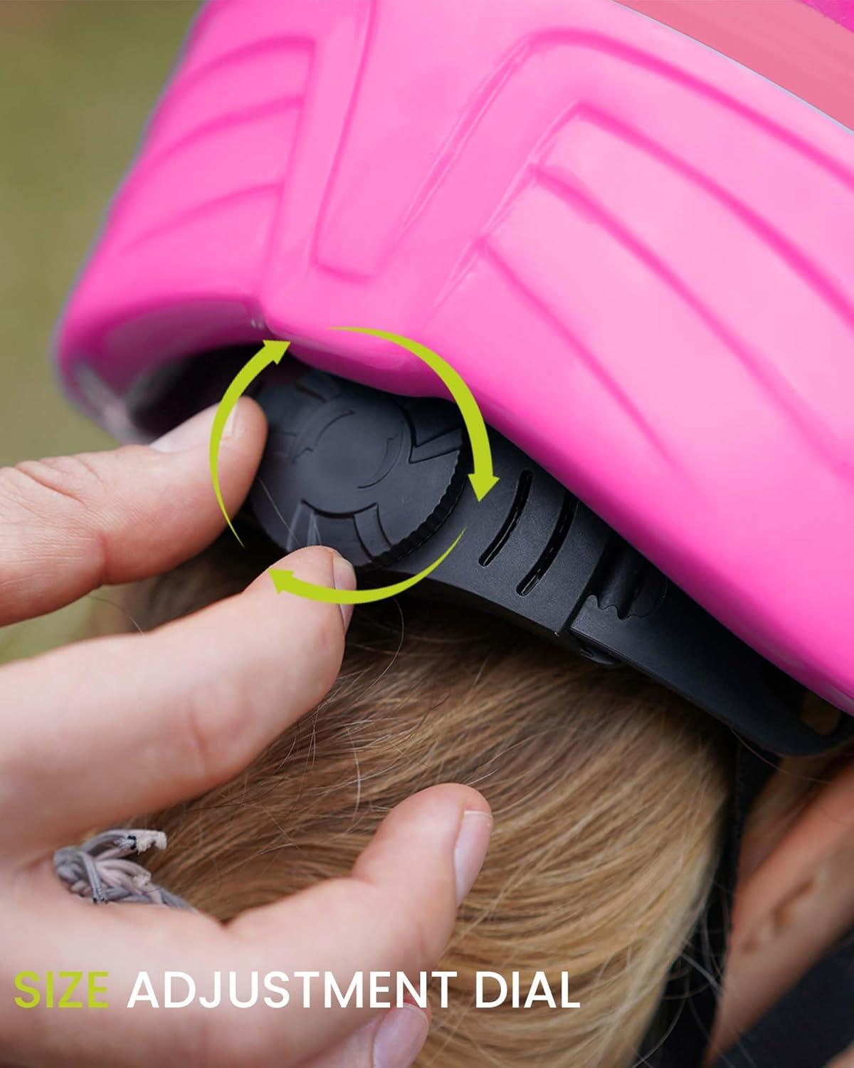 imageOutdoorMaster Kids Bike Helmet  from Toddler to Youth Sizes  Adjustable Safety Unicorn Helmet for Children Age 315 14 Vents for MultiSportRainbow Unicorn