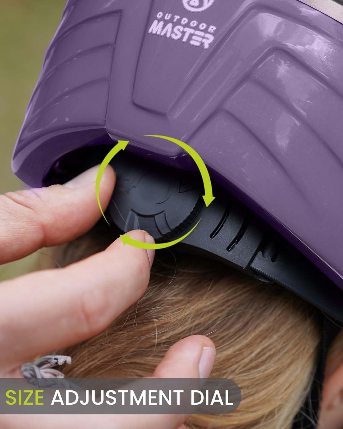 imageOutdoorMaster Kids Bike Helmet  from Toddler to Youth Sizes  Adjustable Safety Unicorn Helmet for Children Age 315 14 Vents for MultiSportRed Birds