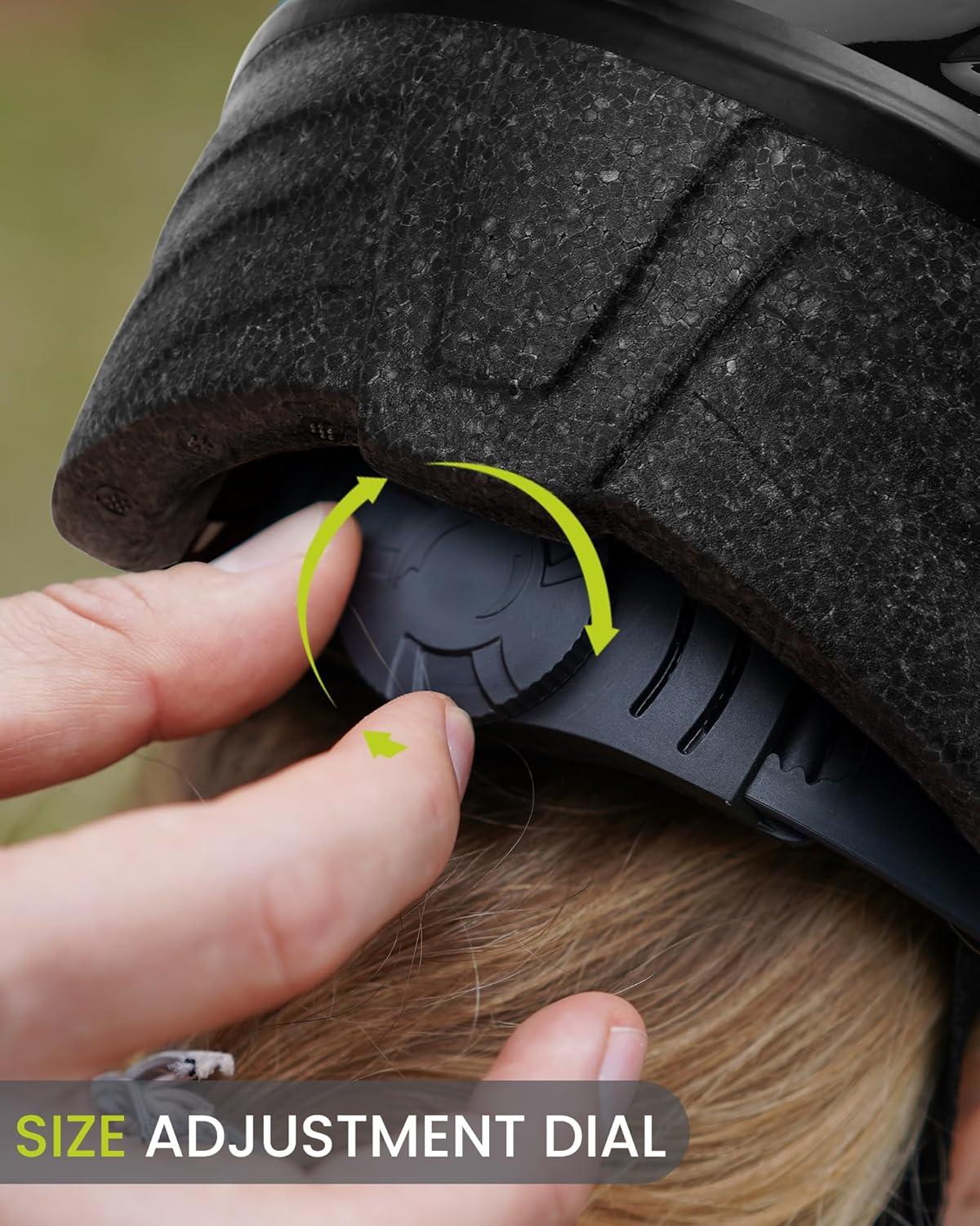 imageOutdoorMaster Kids Bike Helmet  from Toddler to Youth Sizes  Adjustable Safety Unicorn Helmet for Children Age 315 14 Vents for MultiSportSolid Black