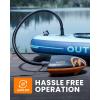 imageOutdoorMaster 20PSI High Pressure SUP Air Pump Shark  Intelligent Dual Stage Inflation ampamp AutoOff ampamp Deflation 12V DC Car Connector for Inflatable Stand Up Paddle Boards Boats2nd Gen