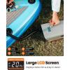 imageOutdoorMaster 20PSI High Pressure SUP Air Pump The Cachalot 2 Mini Paddle Board Pump Intelligent Dual Stage Inflation ampamp AutoOff Deflation Function 12V DC Car Connector for Inflatable SUP BoardsCachalot