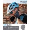 imageOutdoorMaster Gem Recreational MIPS Cycling Helmet  Two Removable Liners ampamp Ventilation in MultiEnvironment  Bike Helmet in Mountain Motorway for Youth ampamp AdultBlue White Gradient