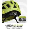 imageOutdoorMaster Gem Recreational MIPS Cycling Helmet  Two Removable Liners ampamp Ventilation in MultiEnvironment  Bike Helmet in Mountain Motorway for Youth ampamp AdultSpeed Yellow