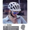 imageOutdoorMaster Gem Recreational MIPS Cycling Helmet  Two Removable Liners ampamp Ventilation in MultiEnvironment  Bike Helmet in Mountain Motorway for Youth ampamp AdultChalk Cliff