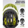 imageOutdoorMaster Gem Recreational MIPS Cycling Helmet  Two Removable Liners ampamp Ventilation in MultiEnvironment  Bike Helmet in Mountain Motorway for Youth ampamp AdultSpeed Yellow