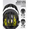 imageOutdoorMaster Gem Recreational MIPS Cycling Helmet  Two Removable Liners ampamp Ventilation in MultiEnvironment  Bike Helmet in Mountain Motorway for Youth ampamp AdultCarbon Black
