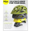 imageOutdoorMaster Gem Recreational MIPS Cycling Helmet  Two Removable Liners ampamp Ventilation in MultiEnvironment  Bike Helmet in Mountain Motorway for Youth ampamp AdultSpeed Yellow