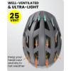 imageOutdoorMaster Gem Recreational MIPS Cycling Helmet  Two Removable Liners ampamp Ventilation in MultiEnvironment  Bike Helmet in Mountain Motorway for Youth ampamp AdultPavement Gray