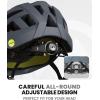 imageOutdoorMaster Gem Recreational MIPS Cycling Helmet  Two Removable Liners ampamp Ventilation in MultiEnvironment  Bike Helmet in Mountain Motorway for Youth ampamp AdultMidnight Blue