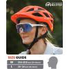 imageOutdoorMaster Gem Recreational MIPS Cycling Helmet  Two Removable Liners ampamp Ventilation in MultiEnvironment  Bike Helmet in Mountain Motorway for Youth ampamp AdultMatte Orange