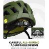 imageOutdoorMaster Gem Recreational MIPS Cycling Helmet  Two Removable Liners ampamp Ventilation in MultiEnvironment  Bike Helmet in Mountain Motorway for Youth ampamp AdultPalm Green