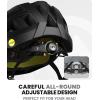 imageOutdoorMaster Gem Recreational MIPS Cycling Helmet  Two Removable Liners ampamp Ventilation in MultiEnvironment  Bike Helmet in Mountain Motorway for Youth ampamp AdultCarbon Black