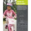 imageOutdoorMaster Kids Bike Helmet  from Toddler to Youth Sizes  Adjustable Safety Unicorn Helmet for Children Age 315 14 Vents for MultiSportADESUnicorn
