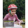 imageOutdoorMaster Kids Bike Helmet  from Toddler to Youth Sizes  Adjustable Safety Unicorn Helmet for Children Age 315 14 Vents for MultiSportPink Christmas Tree