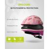 imageOutdoorMaster Kids Bike Helmet  from Toddler to Youth Sizes  Adjustable Safety Unicorn Helmet for Children Age 315 14 Vents for MultiSportPolka Dot Mushroom