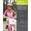 imageOutdoorMaster Kids Bike Helmet  from Toddler to Youth Sizes  Adjustable Safety Unicorn Helmet for Children Age 315 14 Vents for MultiSportPolka Dot Mushroom