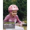 imageOutdoorMaster Kids Bike Helmet  from Toddler to Youth Sizes  Adjustable Safety Unicorn Helmet for Children Age 315 14 Vents for MultiSportPolka Dot Mushroom
