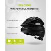 imageOutdoorMaster Kids Bike Helmet  from Toddler to Youth Sizes  Adjustable Safety Unicorn Helmet for Children Age 315 14 Vents for MultiSportSolid Black