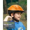 imageOutdoorMaster Kids Bike Helmet  from Toddler to Youth Sizes  Adjustable Safety Unicorn Helmet for Children Age 315 14 Vents for MultiSportSolid Orange
