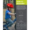 imageOutdoorMaster Kids Bike Helmet  from Toddler to Youth Sizes  Adjustable Safety Unicorn Helmet for Children Age 315 14 Vents for MultiSportSolid Red
