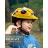 imageOutdoorMaster Kids Bike Helmet  from Toddler to Youth Sizes  Adjustable Safety Unicorn Helmet for Children Age 315 14 Vents for MultiSportYellow Ladybug