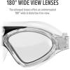 imageOutdoorMaster Swim Mask  Wide View Swimming Mask ampamp Goggles Antifog Waterproof BlackBlack