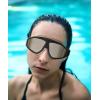 imageOutdoorMaster Swim Mask  Wide View Swimming Mask ampamp Goggles Antifog Waterproof BlackBlack With Mirror Lens