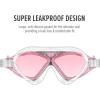 imageOutdoorMaster Swim Mask  Wide View Swimming Mask ampamp Goggles Antifog Waterproof BlackPink