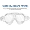 imageOutdoorMaster Swim Mask  Wide View Swimming Mask ampamp Goggles Antifog Waterproof BlackWhite