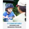 imageOutdoorMaster Youth ampamp Kids Bike Helmet  Adjustable MultiSports Skateboard Helmet with Removable Liners for Balance Bike Toddler Scooter One Wheel HoverboardBlue Stars