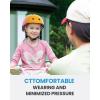 imageOutdoorMaster Youth ampamp Kids Bike Helmet  Adjustable MultiSports Skateboard Helmet with Removable Liners for Balance Bike Toddler Scooter One Wheel HoverboardPink Shades