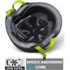 imageOutdoorMaster Youth ampamp Kids Bike Helmet  Adjustable MultiSports Skateboard Helmet with Removable Liners for Balance Bike Toddler Scooter One Wheel HoverboardBlack Green