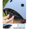 imageOutdoorMaster Youth ampamp Kids Bike Helmet  Adjustable MultiSports Skateboard Helmet with Removable Liners for Balance Bike Toddler Scooter One Wheel HoverboardLight Blue