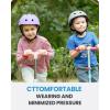 imageOutdoorMaster Youth ampamp Kids Bike Helmet  Adjustable MultiSports Skateboard Helmet with Removable Liners for Balance Bike Toddler Scooter One Wheel HoverboardPurple