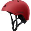 imageOutdoorMaster Youth ampamp Kids Bike Helmet  Adjustable MultiSports Skateboard Helmet with Removable Liners for Balance Bike Toddler Scooter One Wheel HoverboardRed