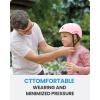 imageOutdoorMaster Youth ampamp Kids Bike Helmet  Adjustable MultiSports Skateboard Helmet with Removable Liners for Balance Bike Toddler Scooter One Wheel HoverboardPink