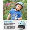 imageOutdoorMaster Youth ampamp Kids Bike Helmet  Adjustable MultiSports Skateboard Helmet with Removable Liners for Balance Bike Toddler Scooter One Wheel HoverboardMint