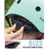 imageOutdoorMaster Youth ampamp Kids Bike Helmet  Adjustable MultiSports Skateboard Helmet with Removable Liners for Balance Bike Toddler Scooter One Wheel HoverboardMint Green