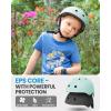 imageOutdoorMaster Youth ampamp Kids Bike Helmet  Adjustable MultiSports Skateboard Helmet with Removable Liners for Balance Bike Toddler Scooter One Wheel HoverboardMint Green