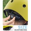 imageOutdoorMaster Youth ampamp Kids Bike Helmet  Adjustable MultiSports Skateboard Helmet with Removable Liners for Balance Bike Toddler Scooter One Wheel HoverboardBlue Yellow Gradient