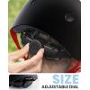 imageOutdoorMaster Youth ampamp Kids Bike Helmet  Adjustable MultiSports Skateboard Helmet with Removable Liners for Balance Bike Toddler Scooter One Wheel HoverboardBlack Red