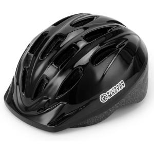 imageOutdoorMaster Kids Bike Helmet  from Toddler to Youth Sizes  Adjustable Safety Unicorn Helmet for Children Age 315 14 Vents for MultiSportSolid Black