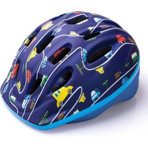 imageOutdoorMaster Kids Bike Helmet  from Toddler to Youth Sizes  Adjustable Safety Unicorn Helmet for Children Age 315 14 Vents for MultiSportYale Blue