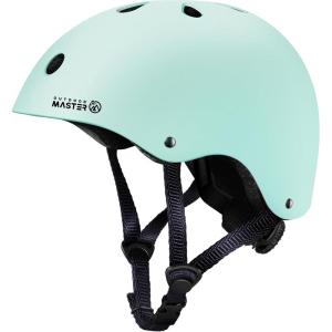 imageOutdoorMaster Youth ampamp Kids Bike Helmet  Adjustable MultiSports Skateboard Helmet with Removable Liners for Balance Bike Toddler Scooter One Wheel HoverboardMint Green