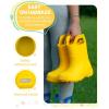 imageOutdoorMaster Kids Toddler Rain Boots Lightweight Easy to Clean for Boys Girls