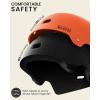 imageOutdoorMaster Skateboard Cycling Helmet  Two Removable Liners Ventilation MultiSport Scooter Roller Skate Inline Skating Rollerblading for Kids Youth ampamp AdultsOrange